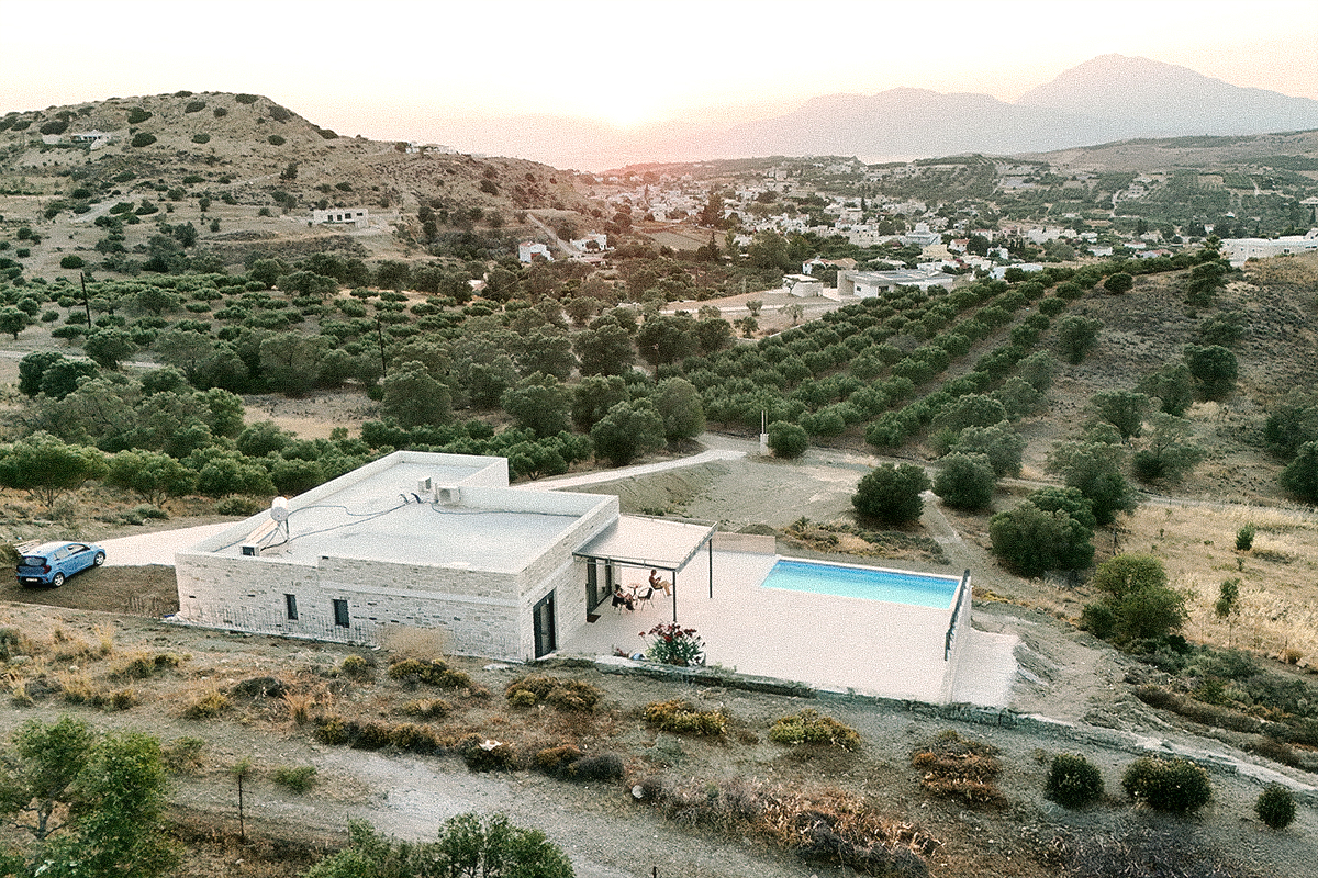 Cozy living room with sea view